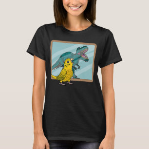 T-shirt Parrot & Rex Réflexion I Jaune Lutino Budgie Bud