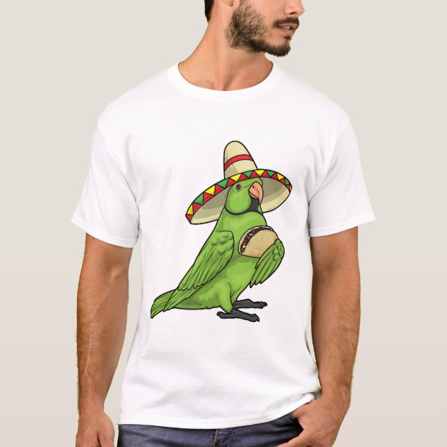 T-shirt Parrot Taco (Devant)