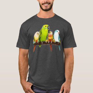 T-shirt Parrots mignons
