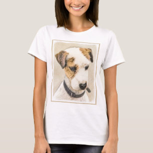 T-shirt Parson Jack Russell Terrier Peinture - Dog Art