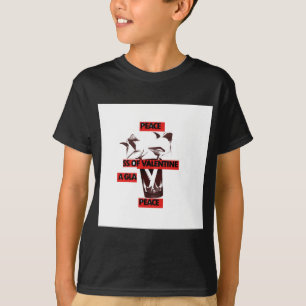 T-shirt Partagez l'amour : Un verre de Saint Valentin