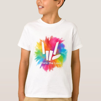 T-shirt Partagez le ® d'amour