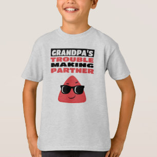 T-shirt Partenaire de grand-père - Enfants Confort sans ag