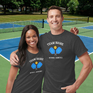T-shirt Partenaires de Pickleball correspondant au tournoi