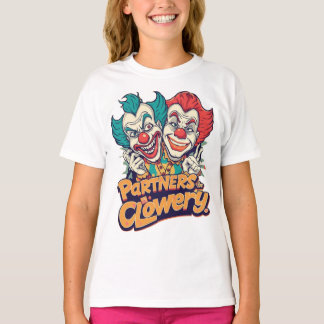 T-shirt Partenaires en Clownerie (Punition de Clown Drôle)