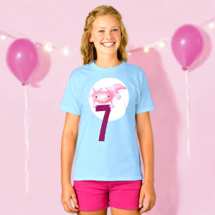 T-shirt Parti Axolotl rose