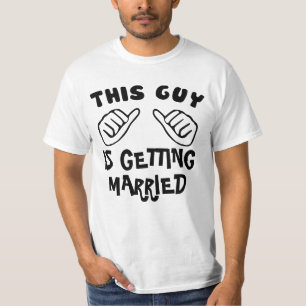 T-shirt PARTI BACHELOR, fiançailles