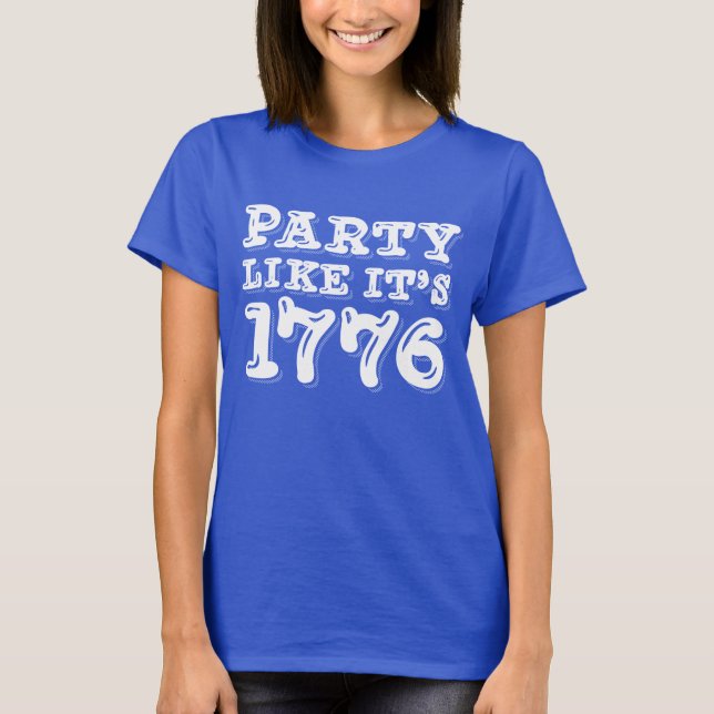 T-SHIRT PARTI COMME SON 1776 (Devant)
