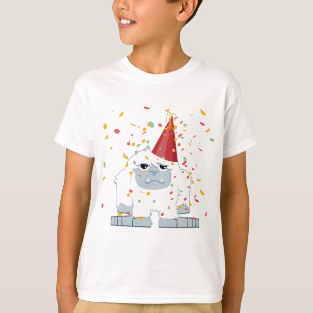 T-shirt Parti Cute Confetti Yeti (Devant)