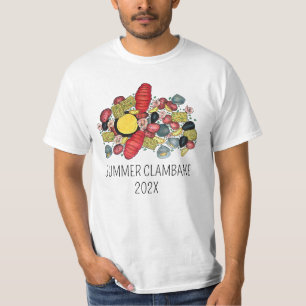 T-shirt Parti de la boule de homard de la Nouvelle-Anglete
