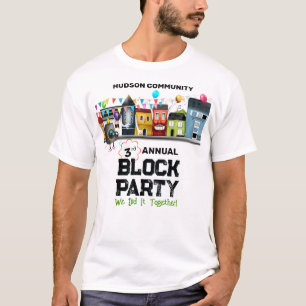 T-shirt Parti du bloc de quartier