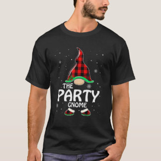 T-shirt Parti Gnome Correspondance Famille Groupe Noël