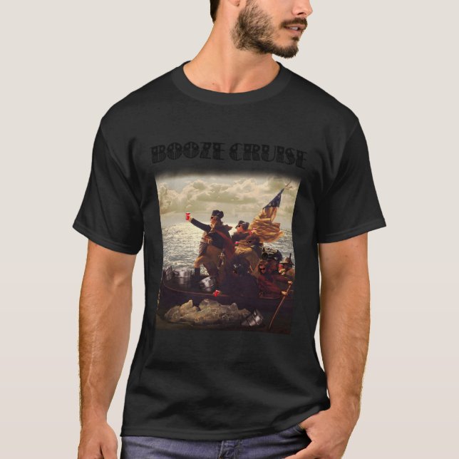 T-shirt Parti politique Booze Cruise Shades Coupes rouges  (Devant)