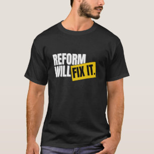 T-shirt Parti Réformiste Nigel Farage Réforme Réparer