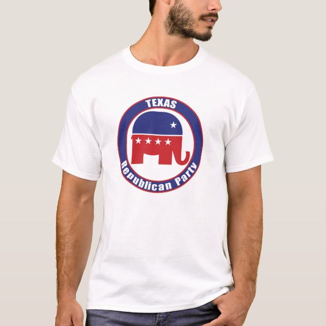 T-shirt Parti Républicain du Texas (Devant)