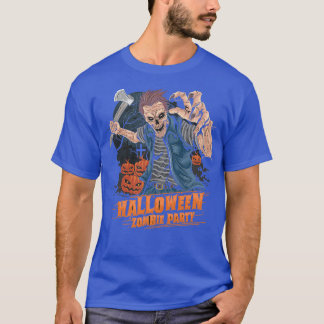 T-shirt Parti Zombie d'Halloween