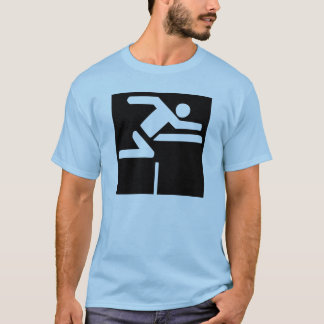 T-shirt Participant à une course d'obstacles (bloc)