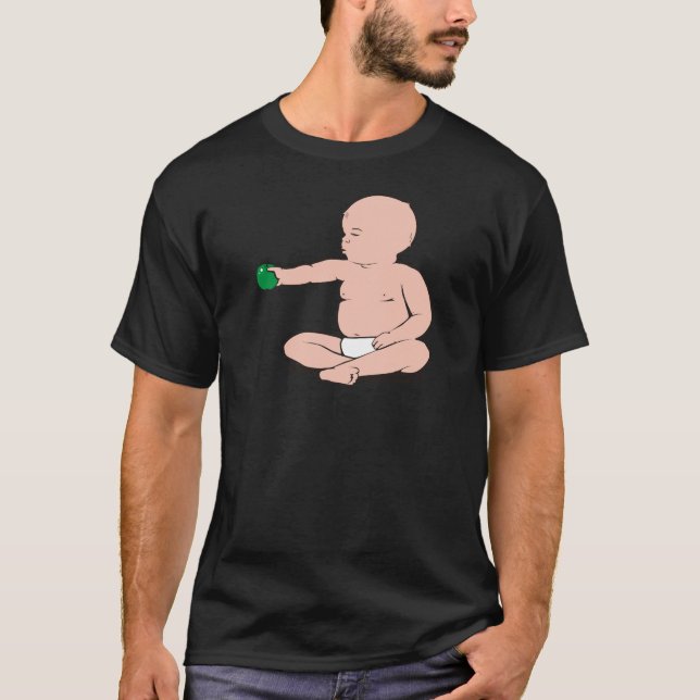T-SHIRT PARTICIPATION DE BRAS DU BÉBÉ APPLE (Devant)