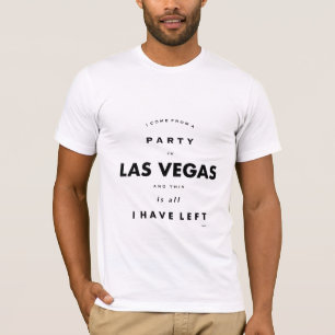 T-shirt Partie à Las Vegas, cool drôle humoristique de