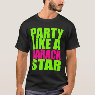T-shirt partie comme une étoile de barack