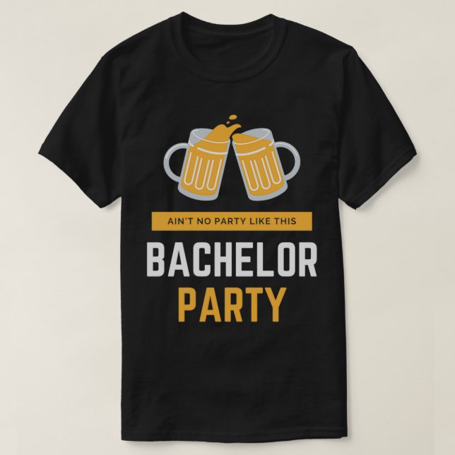 T-shirt partie de célibataire t (Design devant)
