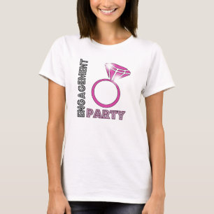T-SHIRT PARTIE DE FIANÇAILLES, FAIRE-PART DE FIANÇAILLES
