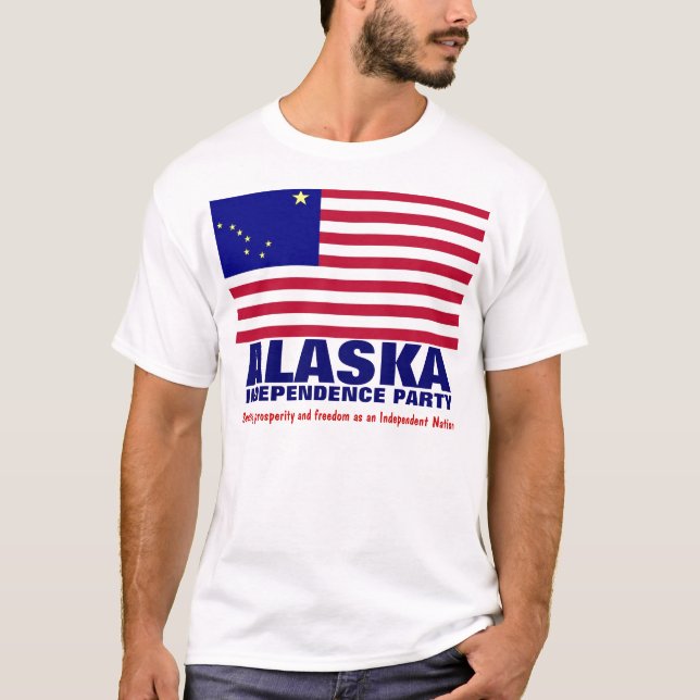 T-SHIRT PARTIE DE L'INDÉPENDANCE DE L'ALASKA (Devant)