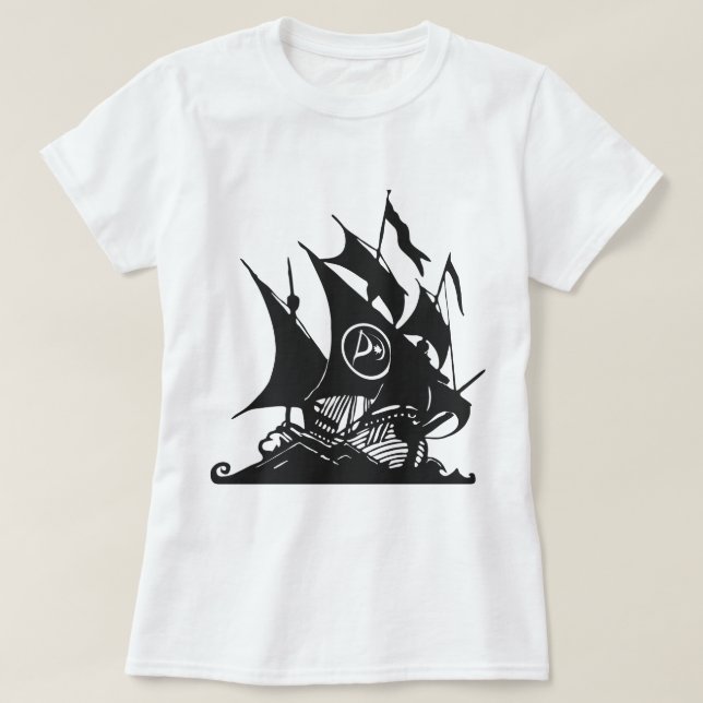 T-shirt Partie de pirate de bateau du Canada (Design devant)