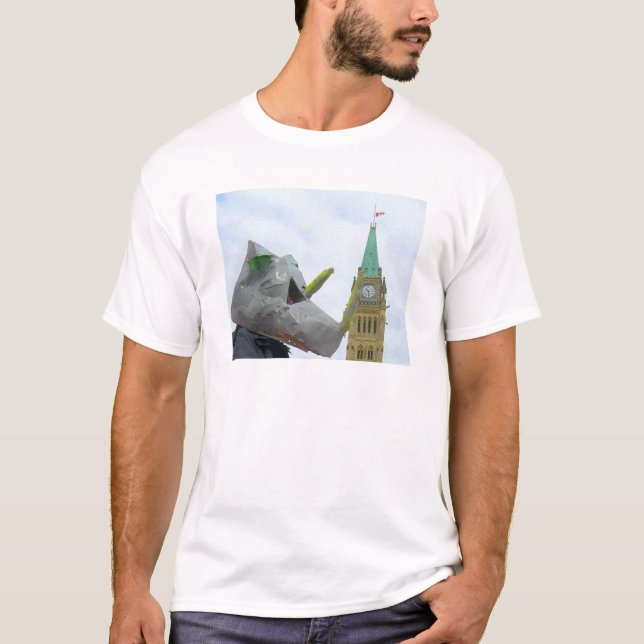 T-shirt Partie de rhinocéros (Devant)