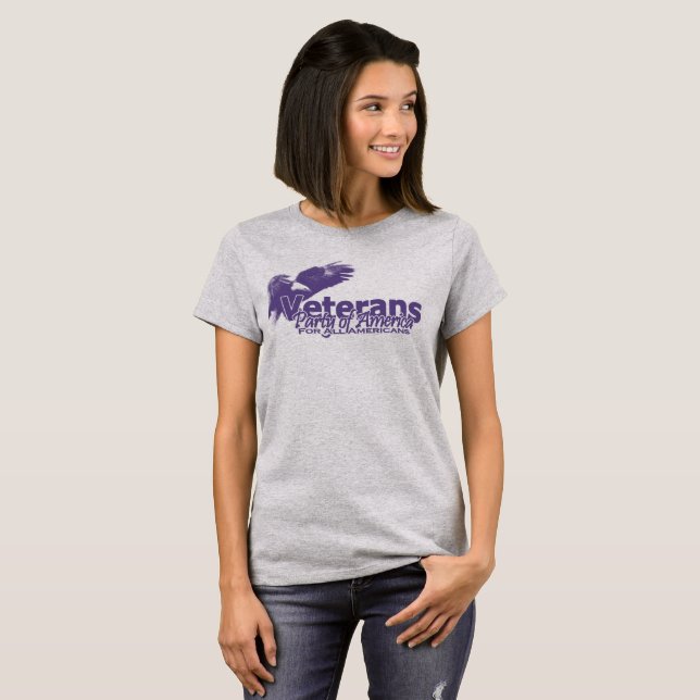 T-shirt Partie de vétérans de l'Amérique Eagle et du (Devant entier)