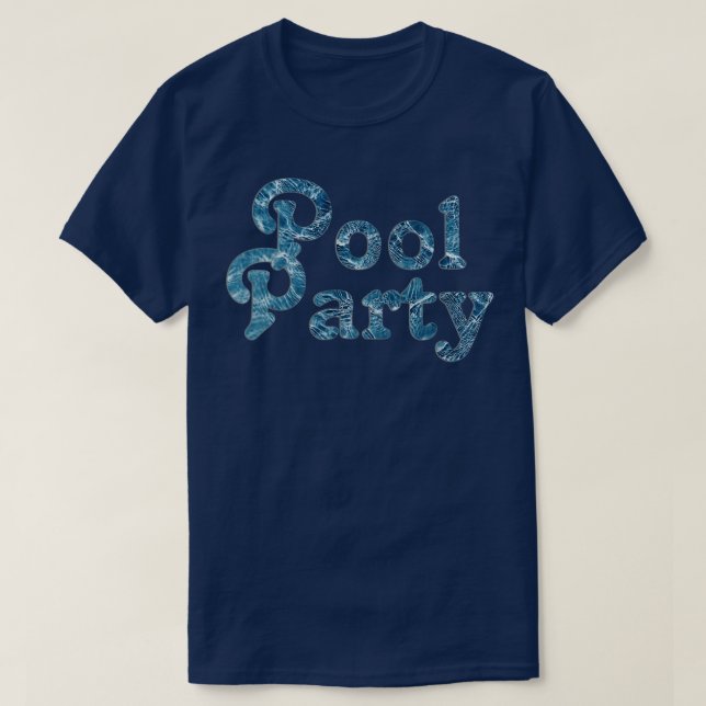 T-shirt Partie du pool (Design devant)