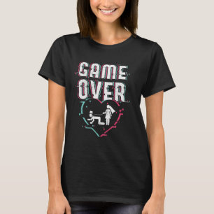 T-shirt Partie terminée - Enterrement de vie de garçon drô