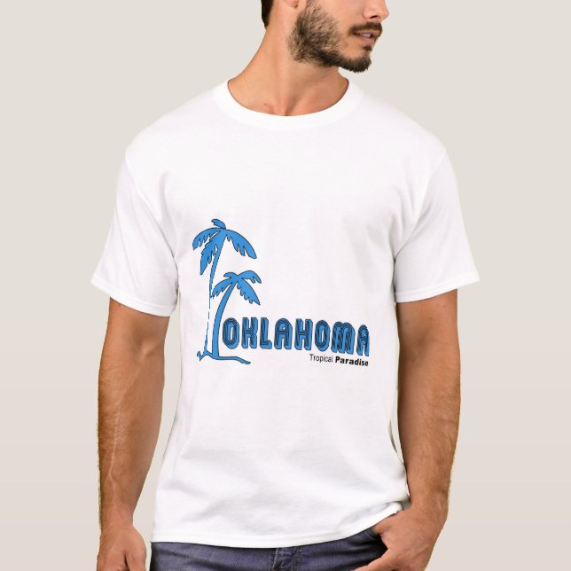 T-shirt Partie tropicale de paradis de l'Oklahoma… (Devant)