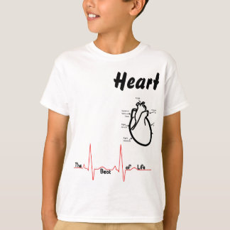 T-shirt Parties du corps -- Coeur humain