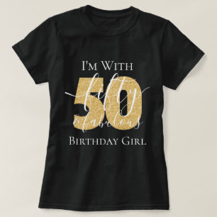 T-shirt Parties scintillant d'anniversaire personnalisée G