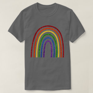 T-shirt Parties scintillant de fierté dessinée à la main a