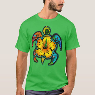 T-shirt Parties scintillant des tortues de mer