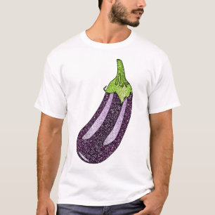 T-shirt Parties scintillant Eggplant