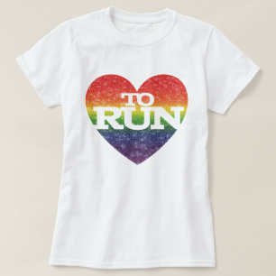 T-shirt Parties scintillant Faux étonnante effet arc-en-ci
