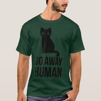 T-shirt Partir Humain Amusant Amoureux des chats Awesome A