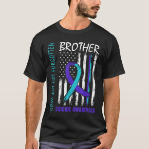 T-shirt Partis Mais Pas Oublié Frère Suicide Sensibilisati