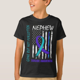 T-shirt Partis Mais Pas Oublié Nephew Suicide Sensibilisat