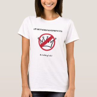T-shirt #PartnersNotPrinces Carterhaugh School
