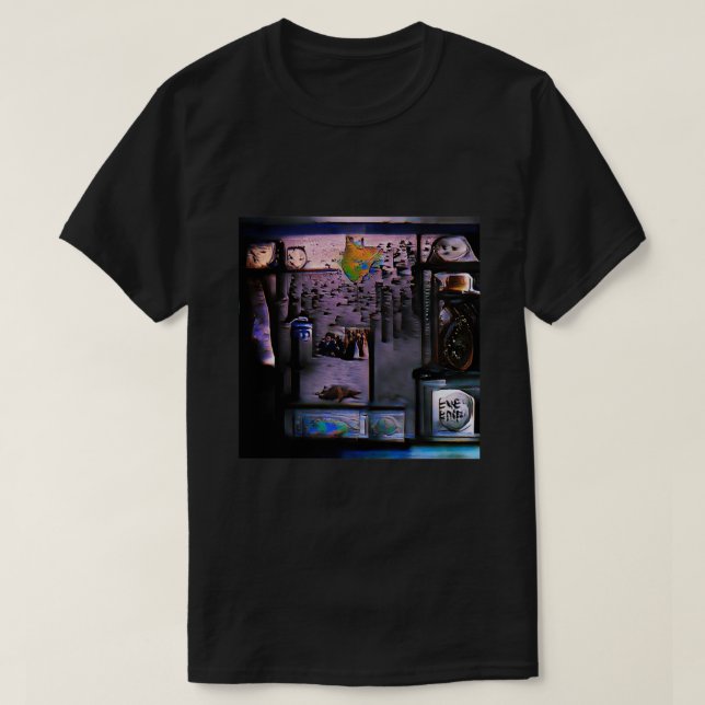 T-shirt Partout à la fin du temps (Design devant)