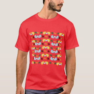 T-shirt Partout golder oiseaux garçon motif