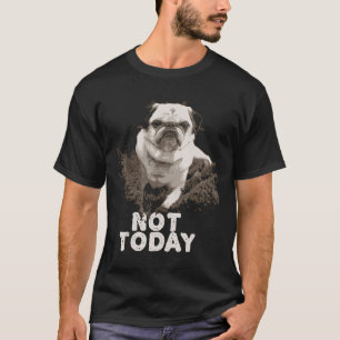 T-shirt Pas aujourd'hui Carlin Drôle Carlin Papa Carlin Ma