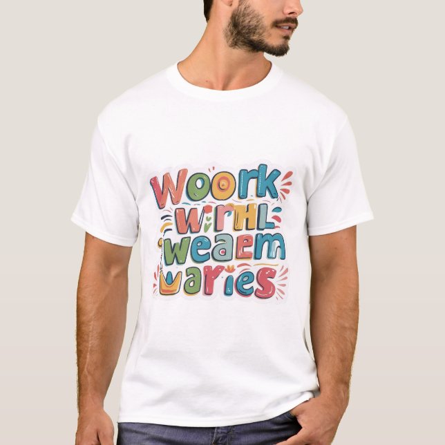 T-SHIRT PAS AUJOURD'HUI, HUMAN. (Devant)