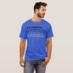 T-shirt Pas besoin de rester comme ça