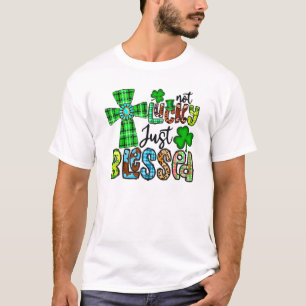 T-shirt Pas chanceux juste béni, Saint Patrick's Day Chris