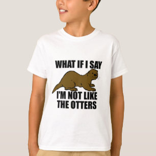 T-shirt Pas comme les loutres